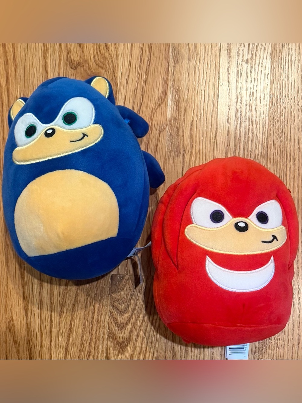 Sonic & Knuckles plushies 💙❤️ Squishmallow fabric